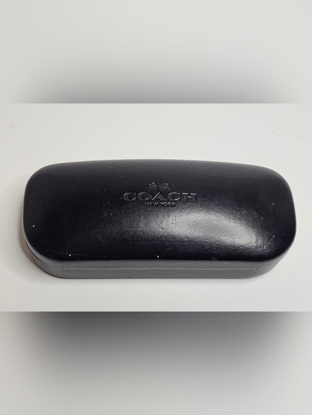 Coach New York Black Hard Case Clamshell Sunglasses Eyeglass Eyewear Protective